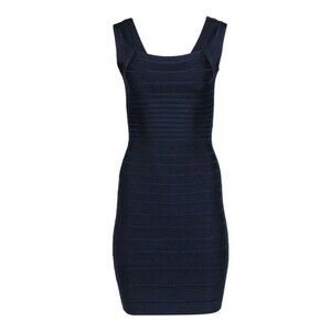 herve leger navy blue bandage dress Herve Leger Bandage Gown